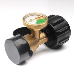 1-2PCS Brass Adapter Gauge for Propane Tank RV Grill Gas Level Meter Indicator