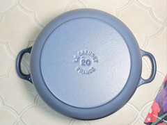 Le Creuset Matte Mineral Blue 20cm 2.75qt Dutch Oven Classic CHIPPED Shiny Mint