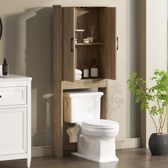 Ardent Over-the-Toilet Bathroom Storage Cabinet Euro Oak