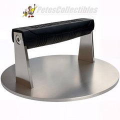 Stainless Steel Burger Smasher 3.25 LB – 8 Inch Steak Weight for Smash Burgers