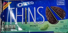 OREO Thins Mint Chocolate 11.78 oz Free Shipping