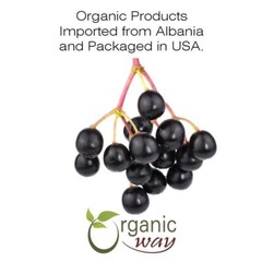 Organic Way Dried Elderberry Whole – Organic, Kosher & USDA Certified