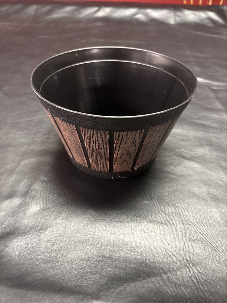Whiskey Barrel Shaped Planters, 4.875×8 in.