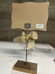 Wedding Guest Book Table Piece. 13.9 X 7.68 X 2.76 In
