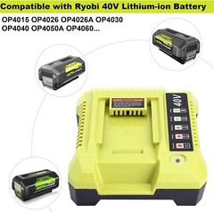 1~6PACK For Ryobi 40V Battery 8.0Ah Lithium OP4050 OP40602 OP40261 OP4060 OP4030