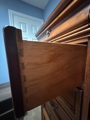 Lexington Chez Michelle Cherry Chiffonier with Mirror SOLID Dovetail Collectible