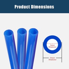 PU Pneumatic Tubing Polyurethane Flexible Hose Pipe Tube For Fuel Oil Water Air