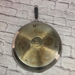 KitchenAid Fry Pan Skillet 12.5in Stainless Steel Impact Bonded Even Heat Base