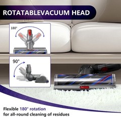 Motorized Floor Head For Dyson V8 V10 V11 V15 High Torque Anti Tangle 970100-05