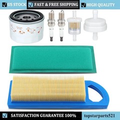 Air Oil Filter Tune Up Kit For Briggs & Stratton Fit Craftsman Lt1000 15-18.5 Hp