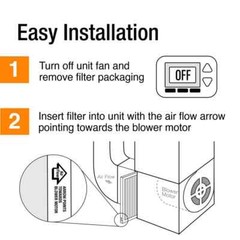 16 x 20 x 1 Standard Pleated Air Filter FPR 5, 3-Pack, Air Filters Replacement