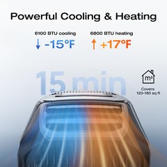 EcoFlow Wave 3 Portable Air Conditioner & 1024Wh Add-On Battery for Camping/Rv