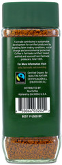 Rex Coffee Organic Fairtrade Natural Decaf Freeze-Dried Instant Arabica 3.53 oz