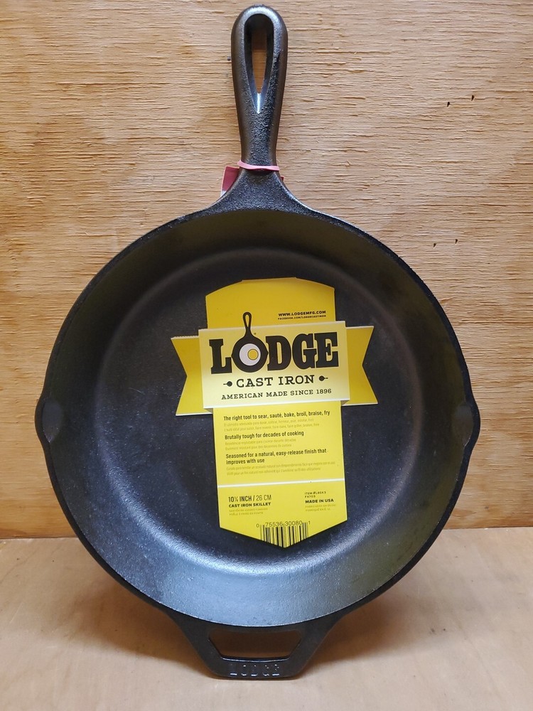 Lodge 8SK 10.25 inch Cast Iron Skillet Frying Pan American Made Since 1896 New