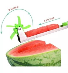 Watermelon Slicer Cutter Stainless Steel Windmill Watermelon Cutter Knife
