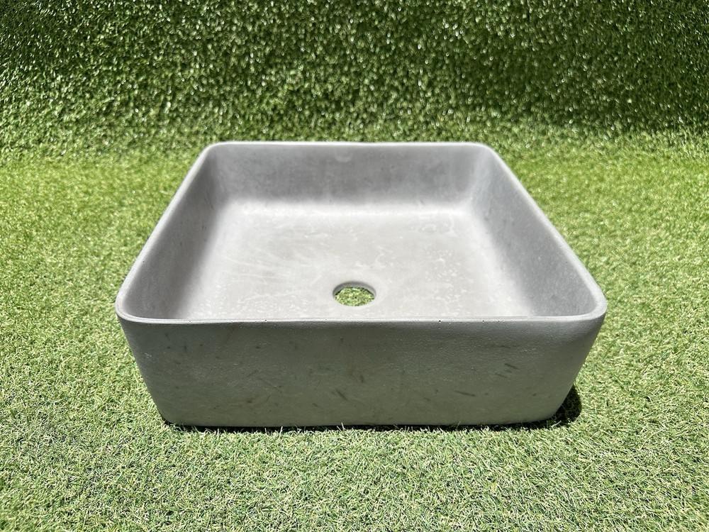 CONCRETE SINK HANDMADE VINTAGE VESSEL (36)