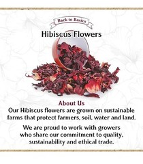 Back To Basics 1 LB 100% Premium Dried Hibiscus Flowers Tea,Jaimaica Tea