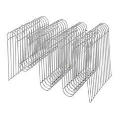 Modern Silver Side Table, Iron Silver Side Table, M-shaped Side Table Decoration