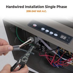 Comfort Zone 10,000 Watt, 240 Volt Industrial Ceiling Mounted Heater with Remote