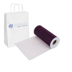 5 pcs Plum Purple 6″ x 25 Yd Tulle Fabric Roll Spool Wedding Bow Party Decor uf