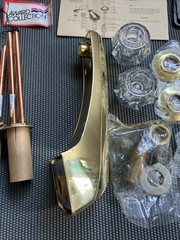 Vintage Delta Award Collection Bathroom Faucet 2710 BC 24k Gold Unused