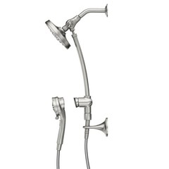 NEW CONDITION MOEN 28586SRN Attract Magnetix Heads w/ Slidebar in Brushed Nickel