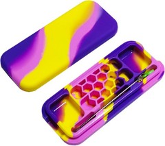 12.5ml Silicone Wax Container Multi-compartment Non-stick Concentrate Wax Jar wi