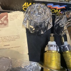 Delta Award Collection Bathroom Faucet 2710 Polished Chrome Acrylic Unused NOS
