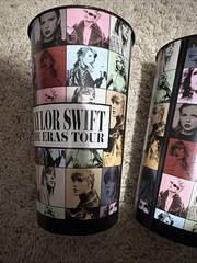 Taylor Swift The ERAS TOUR Movie 32 oz Lot Of 2 Plastic Cups New Cinema Disney