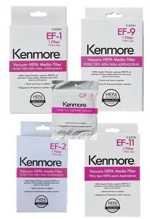 Kenmore Upright Canister Vacuum Filter OEM EF1 EF2 EF9 EF11 CF1 EF12 K3010