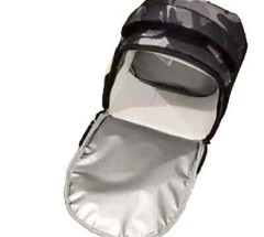 Nike Camo Insulated Lunch Bag Black Gray 6 Liter Easy Clean Zip 9A2747 K11