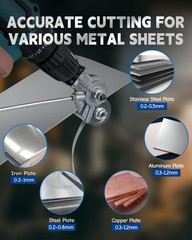 Electric Drill Plate Cutter, Metal Nibbler Drill Attachment, Metal Cutter Tool