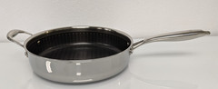 Hell’s Kitchen Hybrid Tri-Clad 4 Qt Sauté Pan w/ Lid | Nonstick PFAS-Free Used