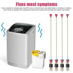 For Samsung WA50R5200AW/US WA50R5400AV/US WA50T5300AC Washer Suspension Rod Kit