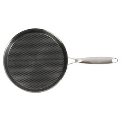 11in Stainless Steel Crepe Pan Pancake Pan Non Stick Cooking Pan For Kitchen