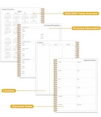 Monthly Planner 2025-2026 – 8.5″ x 11″ Monthly Calendar from September 2025 to
