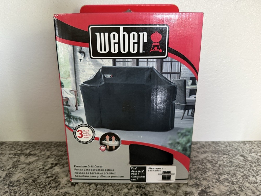 Weber Grill Part # 7109 – Grill Cover Summit 600 Series Amer – NEW