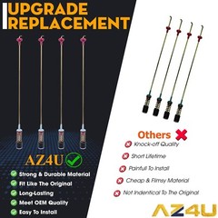 4 Washer Suspension Rod For Samsung WA45T3400AW WA50R5200AW US WA50R5400AV US WA
