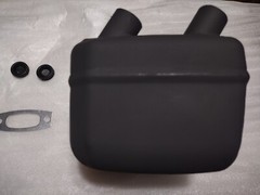 Dual port ( piped ) muffler for Husqvarna 3120XP. READ DESCRIPTION.