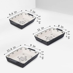 Baking Dishes Bakeware Set Ceramic Casserole Dish Rectangular Shape Oven safe