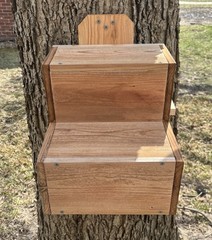 Large Solid Cedar Backyard Squirrel House Nesting Box – Wooden W Preditor Guard