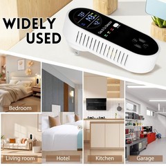 4PCS Carbon Monoxide & Natural Gas Detector Plug in Gas & CO Monitor Alarm Sound