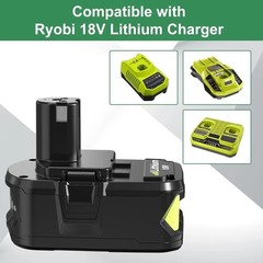 2PACK For RYOBI P108 18V One Plus 6.0Ah High Capacity Battery Lithium-Ion Li-Ion