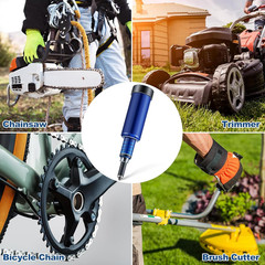 1 Pcs Grease Gun for Chainsaws, Pre Loaded Mini Grease Gun with Lubricant, Unive