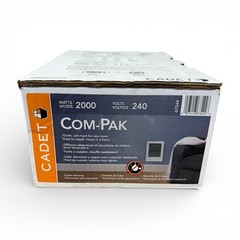Cadet Com-Pak 67544 CSC202W Electric Wall Fan Heater 2000W 240V No Thermostat
