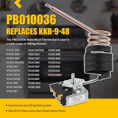 PB010036 Bake/Broil Thermostat for Viking Ranges, Induction, Electric, Gas Ovens