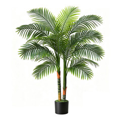 NOVAROOT Artificial 6Ft Tall Palm Tree with Lights Home Garden Decor Fake Trees