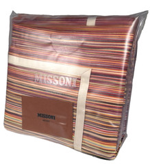 Missoni Milano Jill New King Pillowcases Pair Multicolor Stripe 65×100 cm Italy