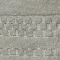 One Frette Bath Towel Checkerboard Cream 28 in x 58 in 100% Cotton New Turkey