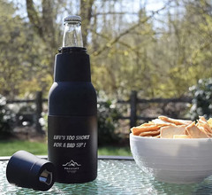 Beer Bottle Cooler 3-in-1 Insulated Double Vacuum Stainless Steel Can Cooler
